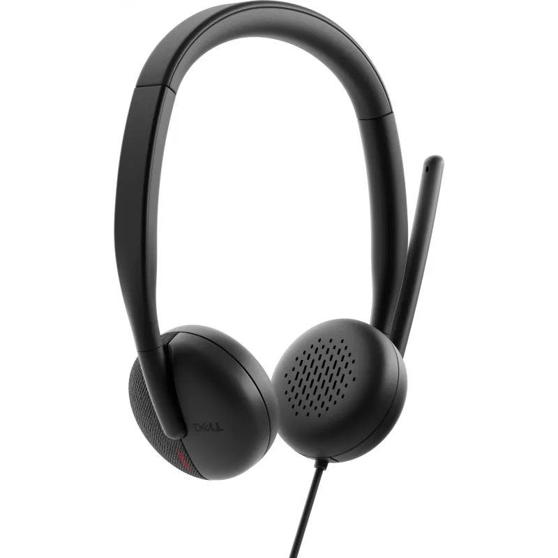 DELL Pro Wired Headset - WH3024, Wired, Calls/Music, 20 - 20000 Hz, 110 g, Headset, Black