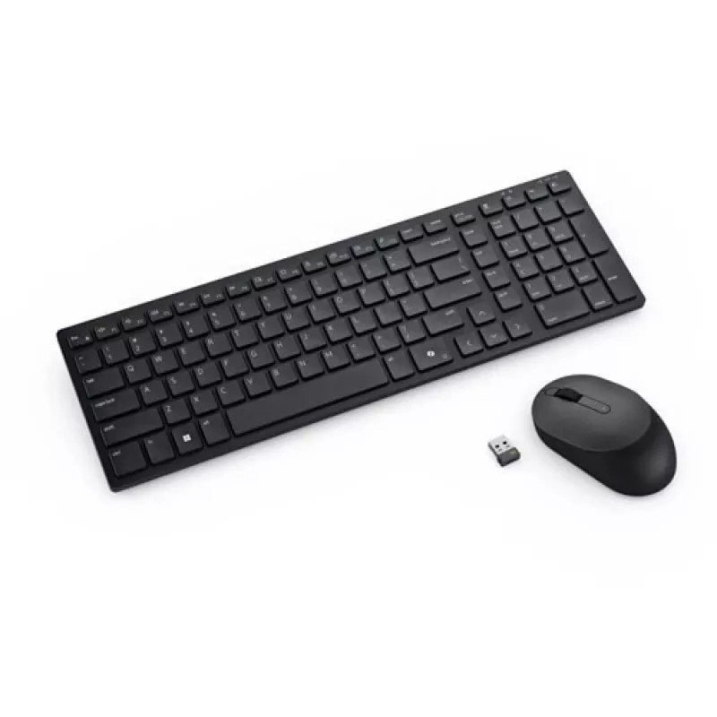 DELL Pro Compact Silent Keyboard and Mouse - KM555 - Pan-Nordic (QWERTY)