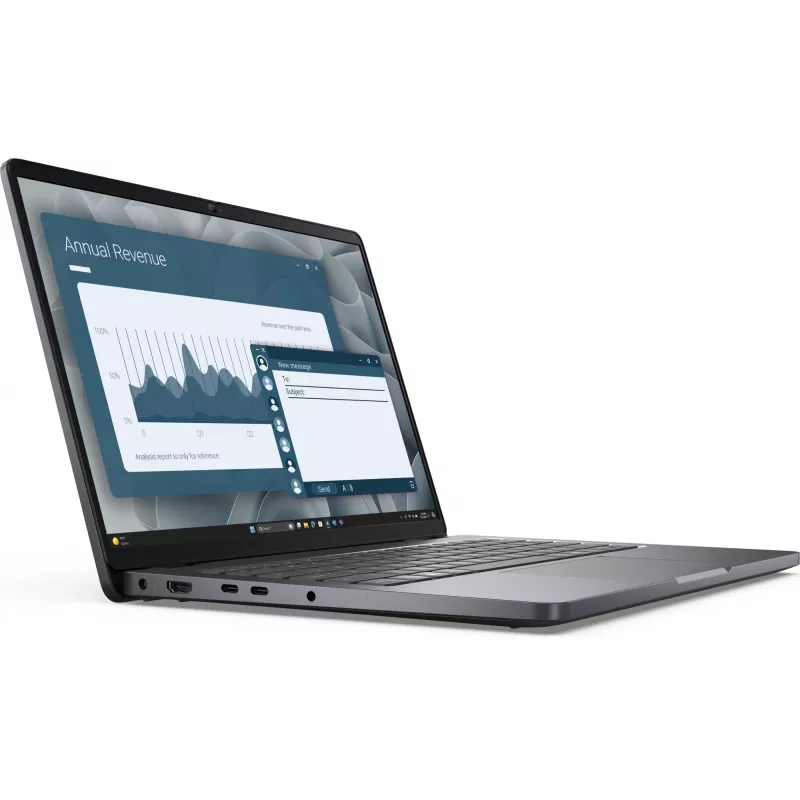 DELL Pro 14 PC14255 AMD Ryzen™ 5 PRO PRO 230 Laptop 35.6 cm (14 inch) Full HD+ 16 GB DDR5-SDRAM 512 GB SSD Wi-Fi 6E (802.11ax) Windows 11 Pro German Black