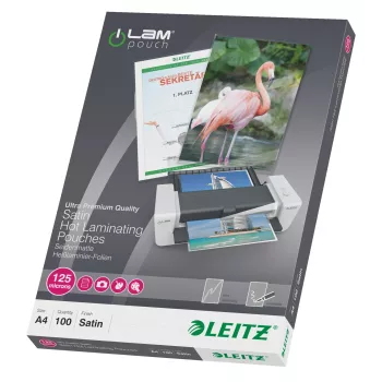 Leitz iLAM Matt A4 Laminating Pouches, 125 microns, Pack of 100