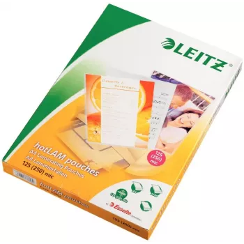 Leitz iLAM Premium Glossy A4 Laminating Pouches, 125 microns, Pack of 100