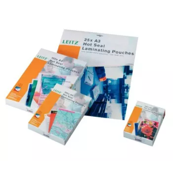 Leitz iLAM Premium Glossy A4 Laminating Pouches, 125 microns, Pack of 25