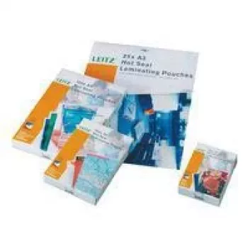 Leitz iLAM Premium Glossy A3 Laminating Pouches, 125 microns, Pack of 100