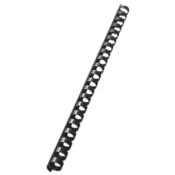 Leitz Plastic Binding Combs, 14 mm, Black, 100 pcs (37580)
