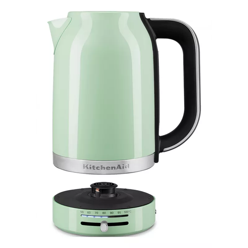 KitchenAid 5KEK1701EPT electric kettle 1.7 L 2400 W Black, Green, Stainless steel