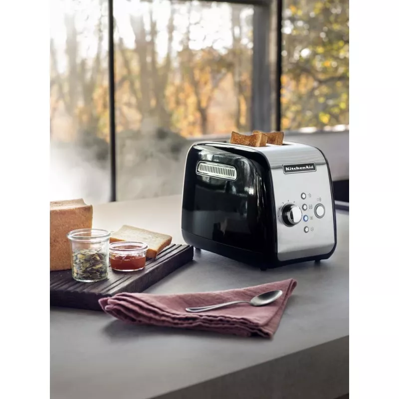 KitchenAid 5KMT221EOB 7 2 slice(s) 1100 W Black, Stainless steel