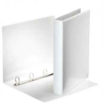 Esselte Panorama Binder FSC® A4 4DR/25 mm, A4, D-ring, Plastic, White, 240 sheets, 2.5 cm
