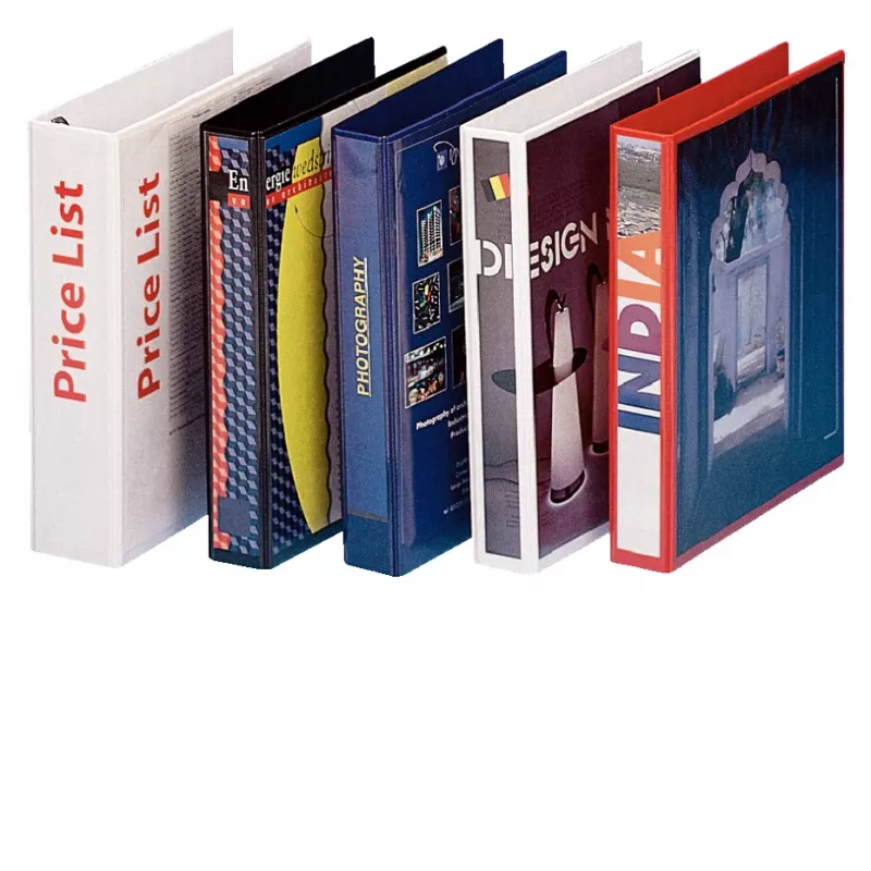Esselte Panorama Binder FSC® A4 4DR/25 mm, A4, D-ring, Plastic, White, 240 sheets, 2.5 cm
