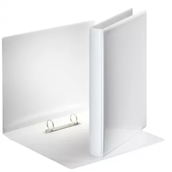 Esselte Panorama Ring Binders A4, 2 x 25mm ring binder White