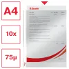 Esselte Pocket 75my A4, 210 x 297 mm (A4), Transparent, Polypropylene (PP), Portrait, Top, 0.075 mm