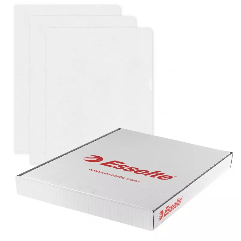 Esselte Quality Pocket A4 Opened Left, 30% pre-consumer recycled plastic
