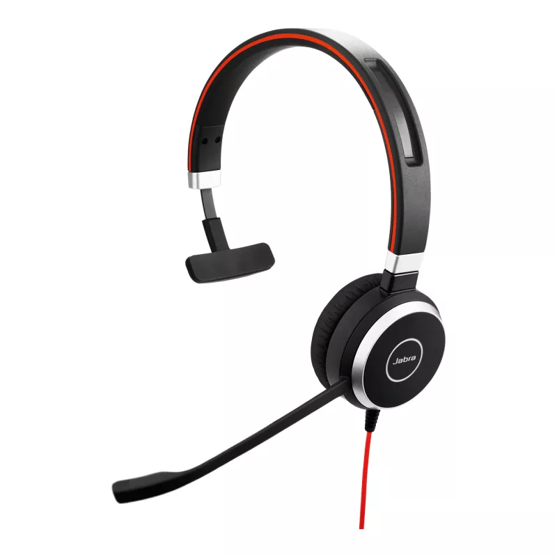 Jabra Evolve 40 MS, Mono, USB-C, Wired, Office/Call center, 20 - 20000 Hz, 142.5 g, Headset, Black