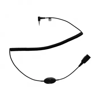 Jabra QD to 3.5 mm for Push-to-Talk, Cable, Black