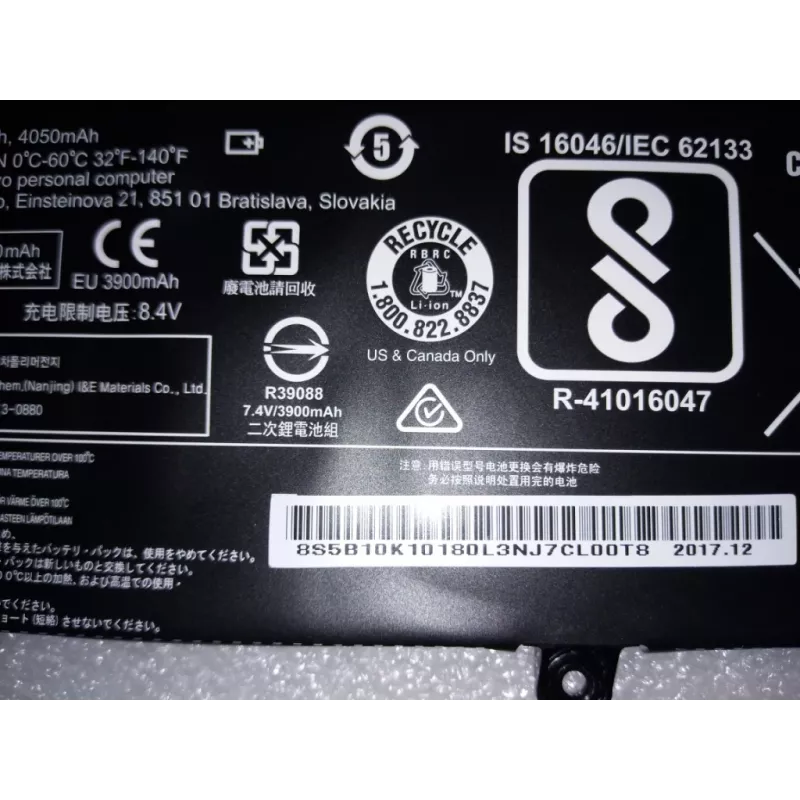 Lenovo 5B10K10180 laptop spare part Battery