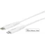 eSTUFF ES602101 lightning cable 1 m White