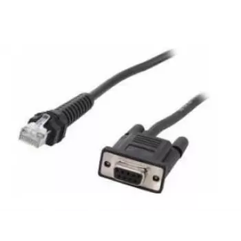 Zebra CBA-RF5-S07ZAR serial cable Black 0.82296 m DB-9 RJ-45