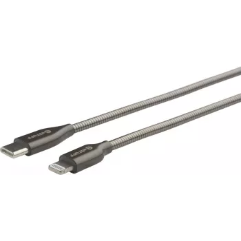 eSTUFF ES602160 lightning cable 1 m Stainless steel