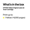 HP 507A Yellow Original LaserJet Toner Cartridge, 6000 pages, Yellow, 1 pc(s)
