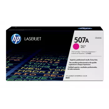 HP 507A Magenta Original LaserJet Toner Cartridge, 6000 pages, Magenta, 1 pc(s)