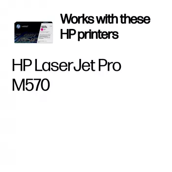 HP 507A Magenta Original LaserJet Toner Cartridge, 6000 pages, Magenta, 1 pc(s)