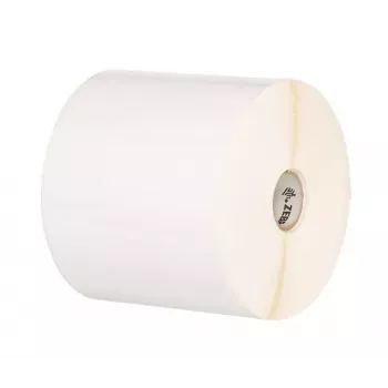 Die-cut label Zebra Z-Ultimate 3000T White Permanent Adhesive 10.2x6.4 cm