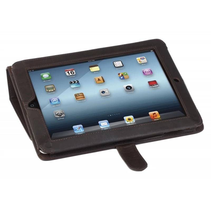 Folio tablet case d bramante Hunter Dark for iPad 2, leather, 24.6 cm (9.7 inch)