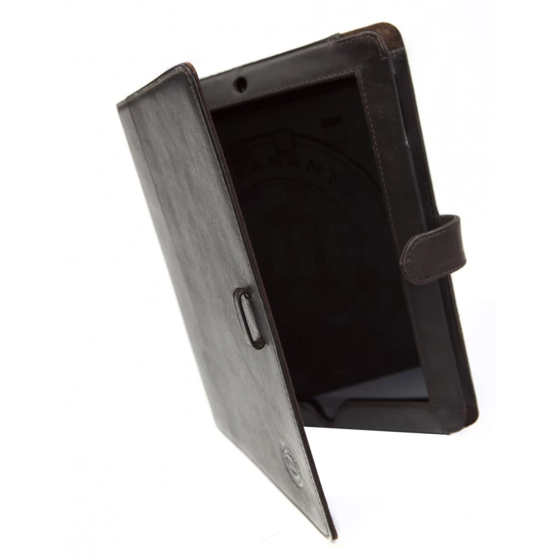 Folio tablet case d bramante Hunter Dark for iPad 2, leather, 24.6 cm (9.7 inch)