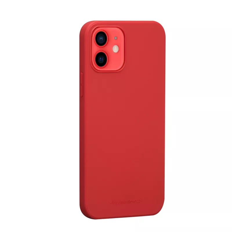 dbramante1928 Greenland leather cover for iPhone 12 mini — Red, fits 5.4 inch