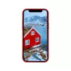 dbramante1928 Greenland leather cover for iPhone 12 mini — Red, fits 5.4 inch
