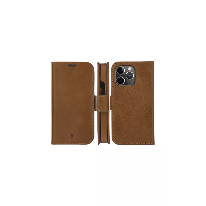 Wallet case dbramante1928 Lynge for iPhone 13 Pro Max — Tan, 3 card pockets, 6.7 inch screen