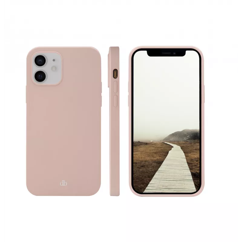 Cover dbramante1928 Monaco iPhone 12/12 Pro Pink Sand