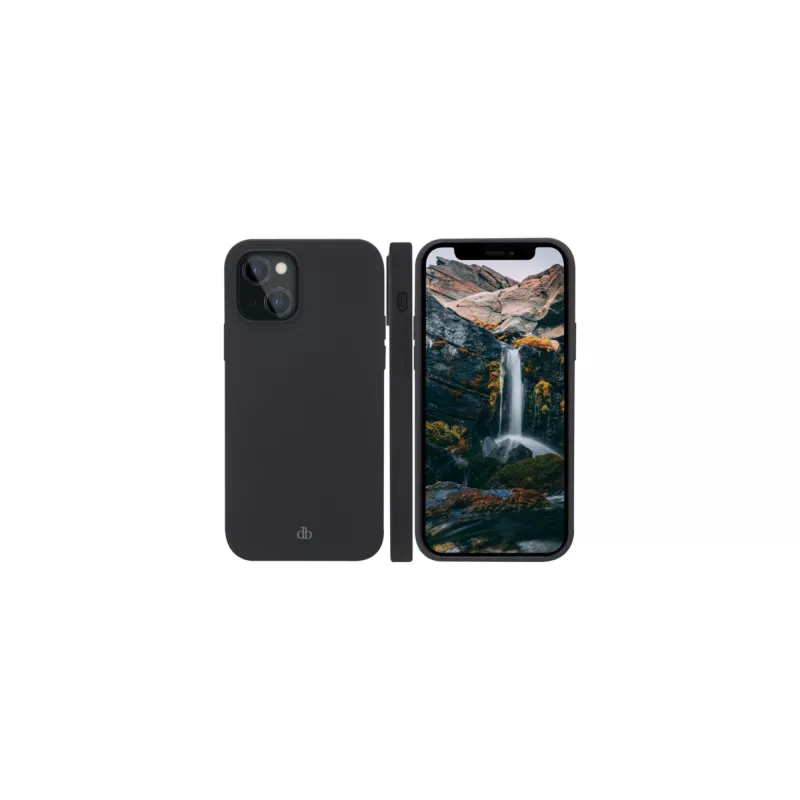 Phone cover dbramante1928 Monaco for iPhone 13 mini 5.4 inch — Night Black, recycled plastic