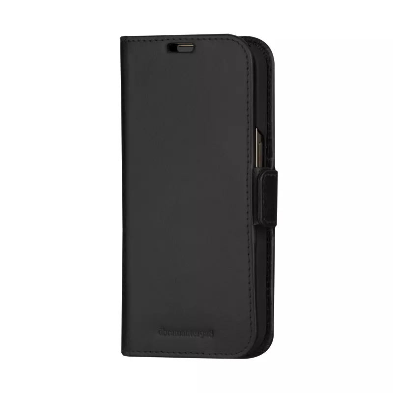Folio case dbramante1928 Copenhagen for iPhone 15 Plus — Black, 3 card pockets