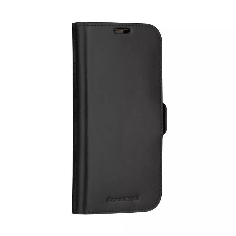 Folio case dbramante1928 Copenhagen for iPhone 15 Plus — Black, 3 card pockets