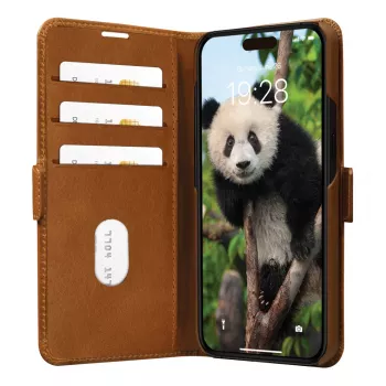 dbramante1928 Copenhagen - iPhone 15 Plus - Tan, Folio, Apple, iPhone 15 Plus, Brown