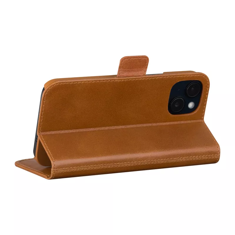 dbramante1928 Copenhagen - iPhone 15 Plus - Tan, Folio, Apple, iPhone 15 Plus, Brown