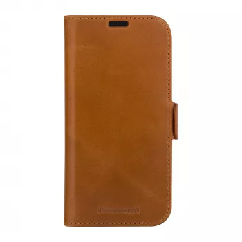 Folio phone case dbramante1928 Copenhagen for iPhone 15 Pro — Tan, 3 card pockets, monochromatic brown
