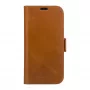 Folio phone case dbramante1928 Copenhagen for iPhone 15 Pro — Tan, 3 card pockets, monochromatic brown