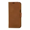 Folio phone case dbramante1928 Copenhagen for iPhone 15 Pro — Tan, 3 card pockets, monochromatic brown