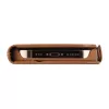 Folio phone case dbramante1928 Copenhagen for iPhone 15 Pro — Tan, 3 card pockets, monochromatic brown