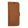 Folio phone case dbramante1928 Copenhagen for iPhone 15 Pro — Tan, 3 card pockets, monochromatic brown