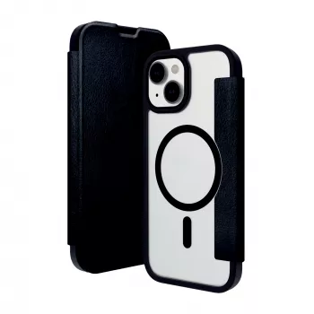 dbramante1928 Helsinki - Flip-Hlle fr Mobile Phone - compatible with MagSafe - Kunststoff, veganes Leather - Schwar
