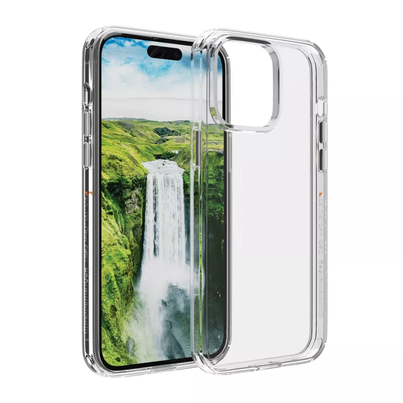 Protective cover dbramante1928 Iceland Ultra D3O for iPhone 15 Pro — Transparent, clear shell