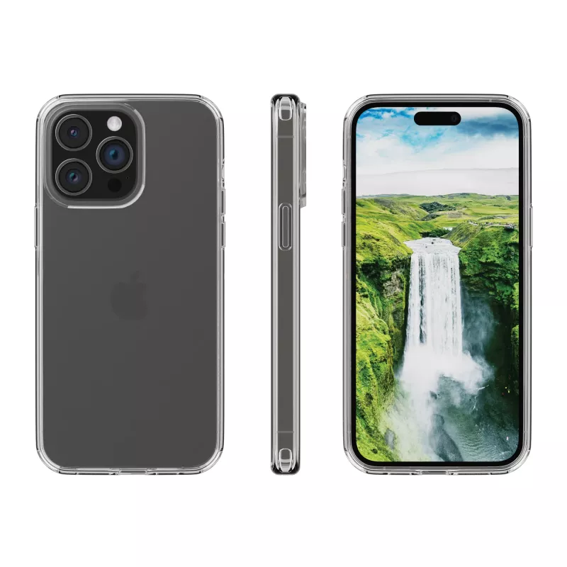 Protective cover dbramante1928 Iceland Ultra D3O for iPhone 15 Pro — Transparent, clear shell