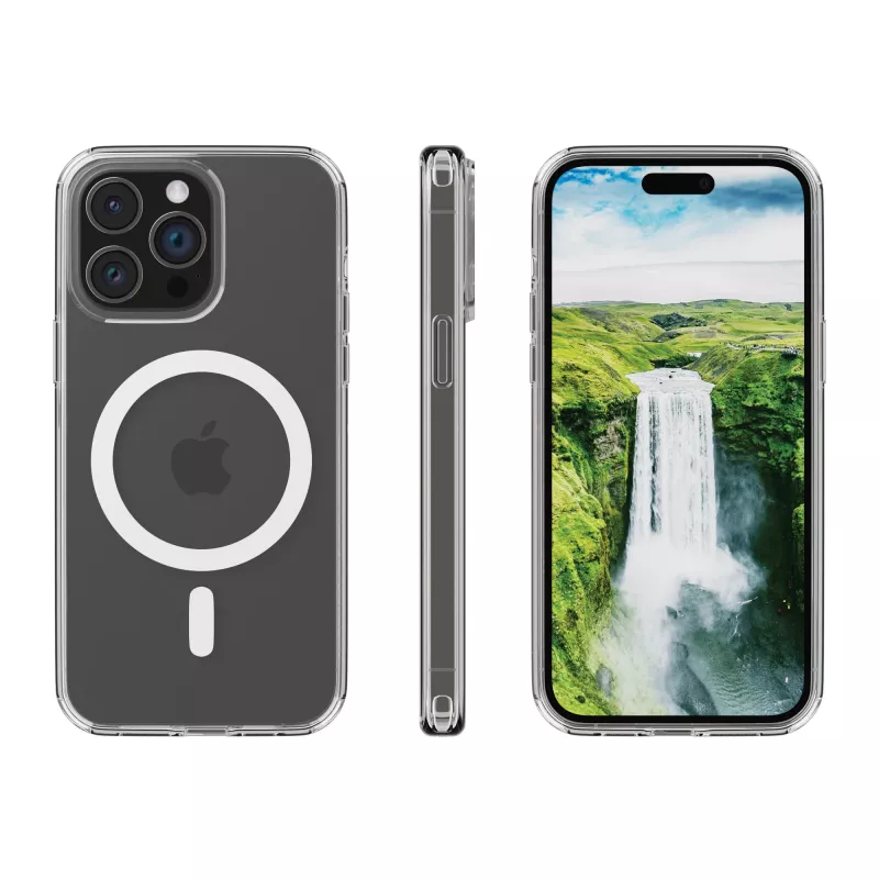 dbramante1928 Iceland Ultra D3O MagSafe - iPhone 15 Pro - Clear Rugged Case