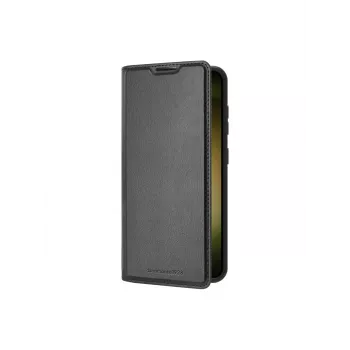 Phone cover dbramante1928 Bergen for Samsung Galaxy S24, leather and recycled plastic, fits 6.2 inch screen, black