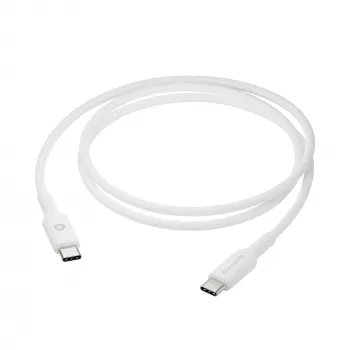 USB-C to USB-C Cable 1 m by d bramante — White