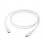 USB-C to USB-C Cable 1 m by d bramante — White