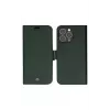 Wallet case dbramante1928 New York for iPhone 14 Pro Max, green, 3 card pockets, fits 6.7 inch