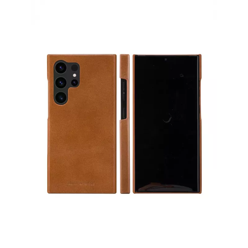Wallet case dbramante1928 Lynge for Samsung Galaxy S24 Ultra — Leather, Tan, 6.8 inch